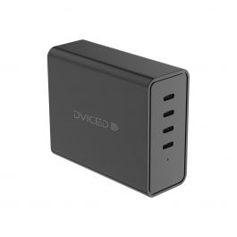 Dviced Desktop charger 140W GaN 4 USB-C EU - Black