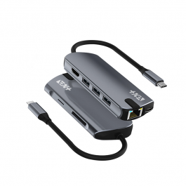 Next One USB-C PRO Multiport Adapter - vesoljno siva