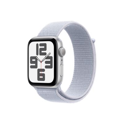Odprta embalaža - Apple Watch SE2 v3 GPS 40mm Silver Alu Case with Blue Cloud Sport Loop
