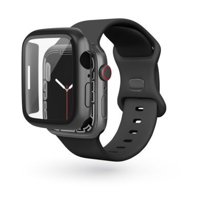 EPICO GLASS CASE za Apple Watch 7 41 mm - črna
