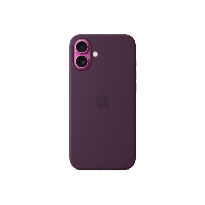 Apple silikonski ovitek za iPhone 16 Plus z MagSafe - Plum