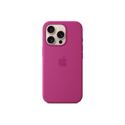 Apple silikonski ovitek za iPhone 16 Pro z MagSafe - Fuchsia