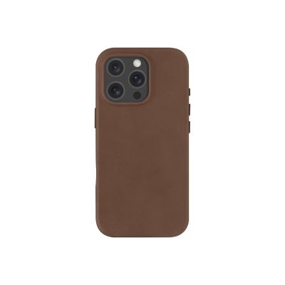 Dbramante Roskilde usnjen ovitek za iPhone 16 Pro z MagSafe - Dark Tan